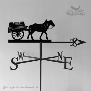 Horse and cart weathervane with celtic arrow selected.