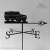 Landrover Defender 110 weathervane with celtic arrow selected.
