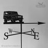 Landrover Defender 90 weathervane with celtic arrow selected.