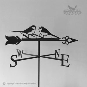 Long Tailed Tits weathervane with celtic arrow selected.