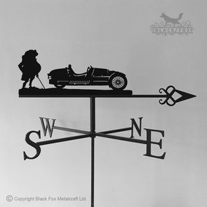 Mr Toad weathervane with celtic arrow selected.