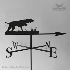 Pointer weathervane with traditional arrow.