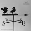 Puffins weathervane with traditional arrow selected.