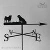 Pugs Weathervane with traditional arrow selected.