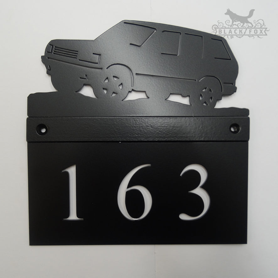 Unique House Signs | Range Rover – Black Fox Metalcraft Ltd