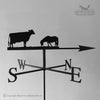 Cow and Horse weathervane with traditional arrow selected.