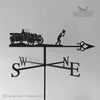 Vintage car weathervane with celtic arrow selected.