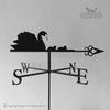 Swan and Cygnets weathervane with celtic arrow chosen.