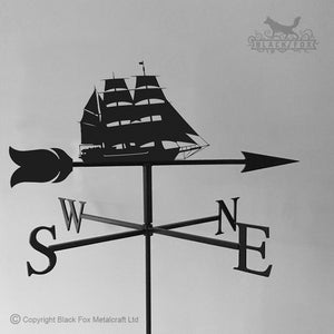 Tall Ship Weathervane with traditional arrow chosen.
