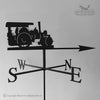 Steam Roller weathervane with traditional arrow selected.