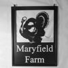 Laser cut turkey hanging farm sign.